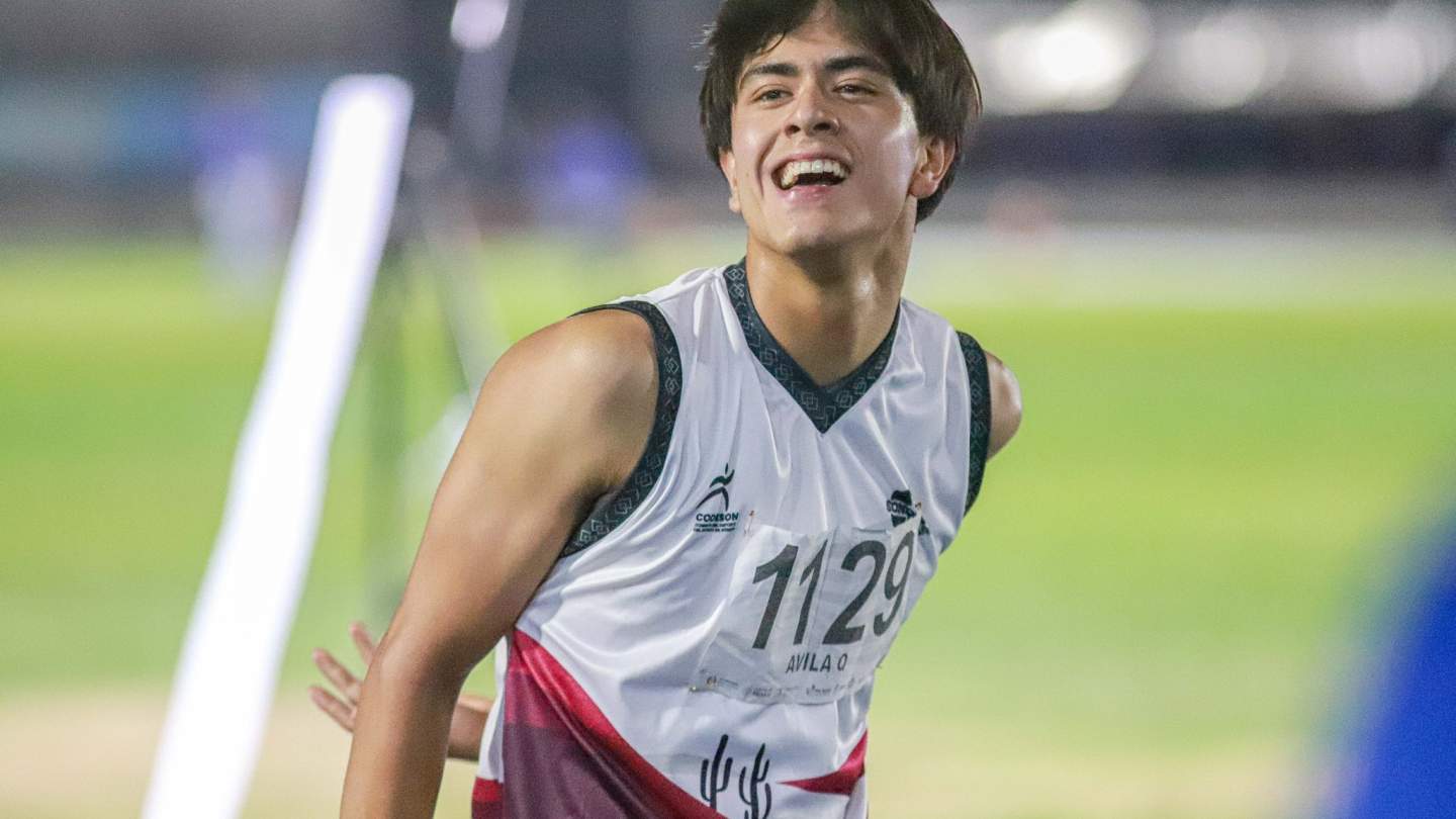 TIENE SONORA PRIMER DOBLE MEDALLISTA EN PISTA DE LA OLIMPIADA NACIONAL DE ATLETISMO 